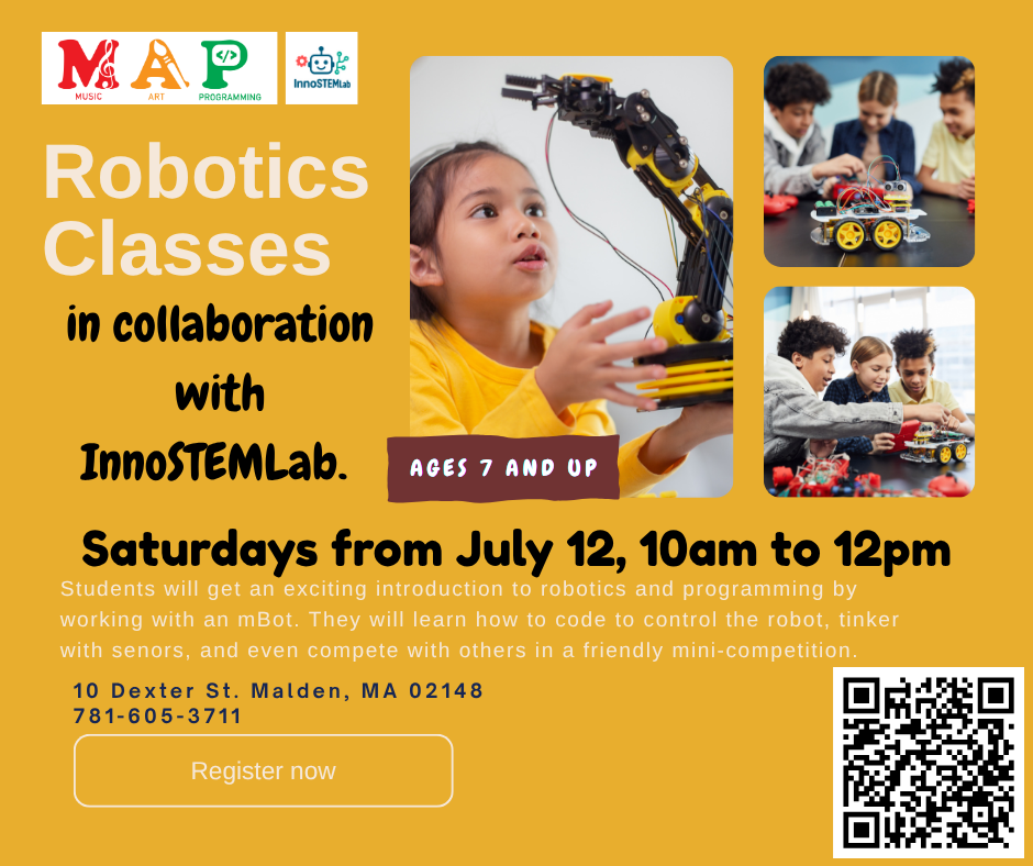 Robotics class: free trial on June 28